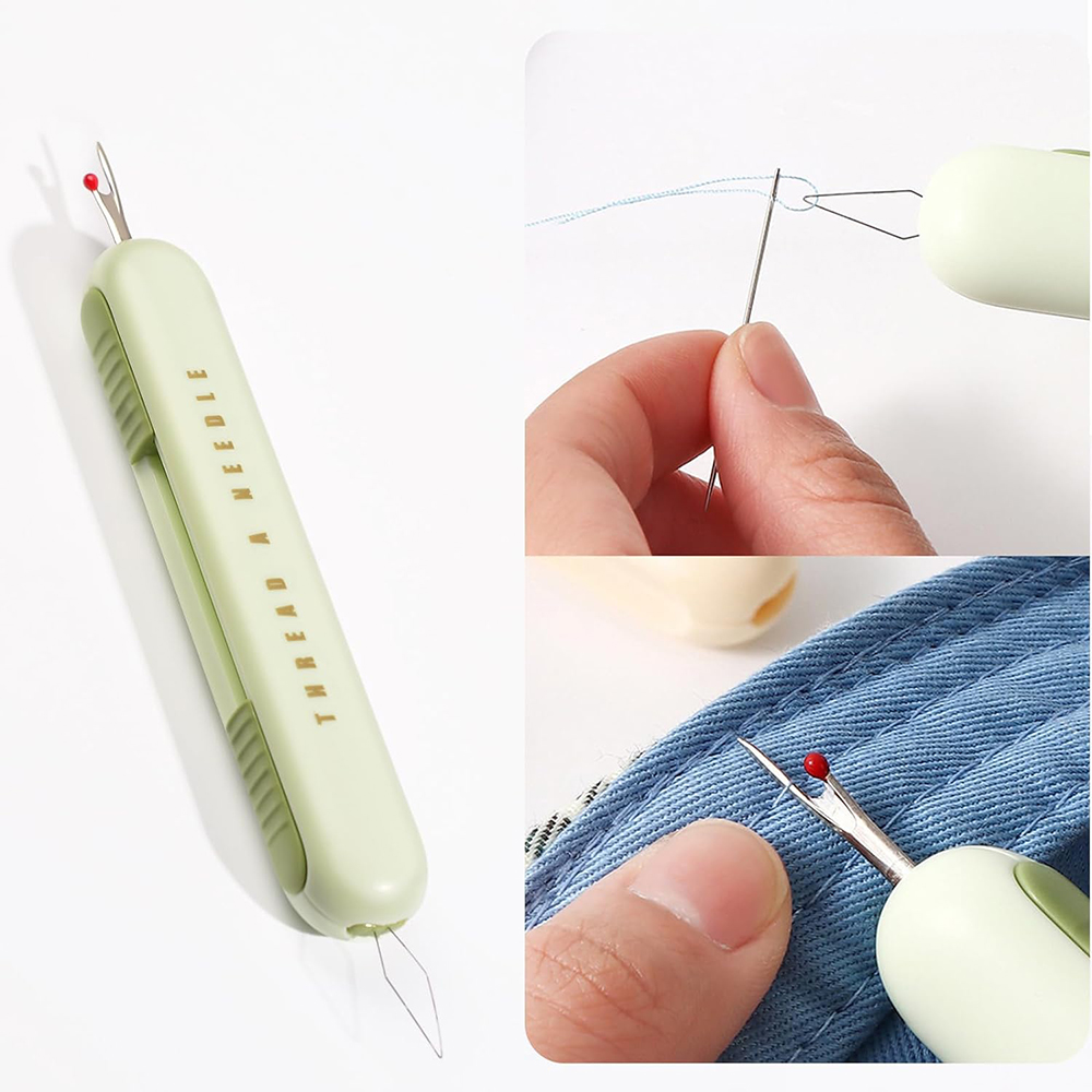 Cotton Embroidery Thread Skeins - 2 in 1 바늘 실꿰기 솔기