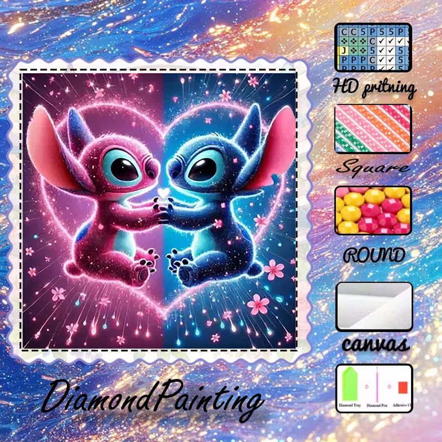 5D Diamond Painting Kit Full Drill - 1개 - Potdemiel-5D-DIY - 플로킹 천