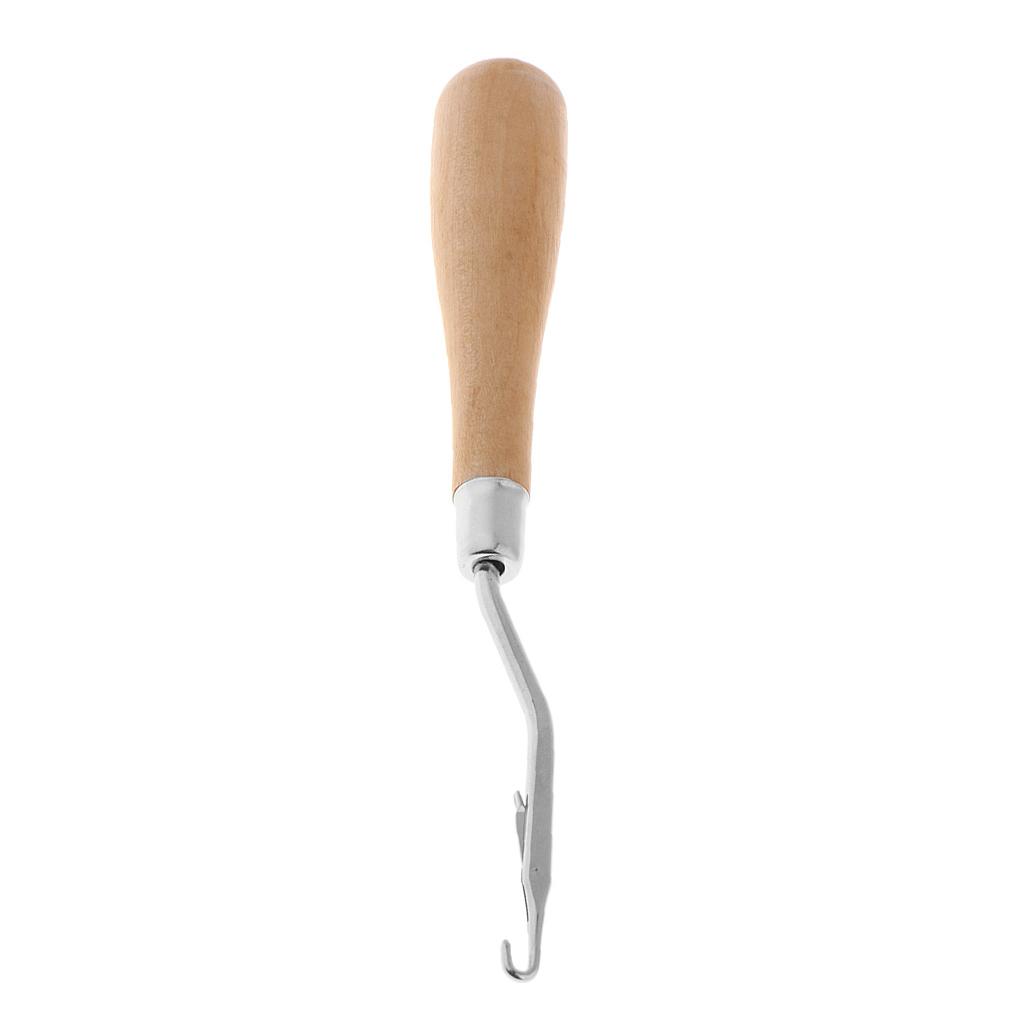 나무 손잡이가 달린 인체공학적 디자인의 크로셰 래치 훅 - Wooden Crochet Hooks Ergonomic Handle 리뷰 및 가격