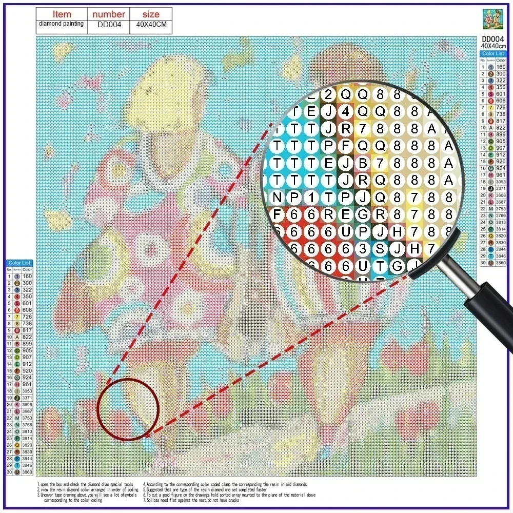 1PC 프레임리스 5D 다이아몬드 페인팅 아트 마녀와  - Painting Supplies 리뷰 및 가격