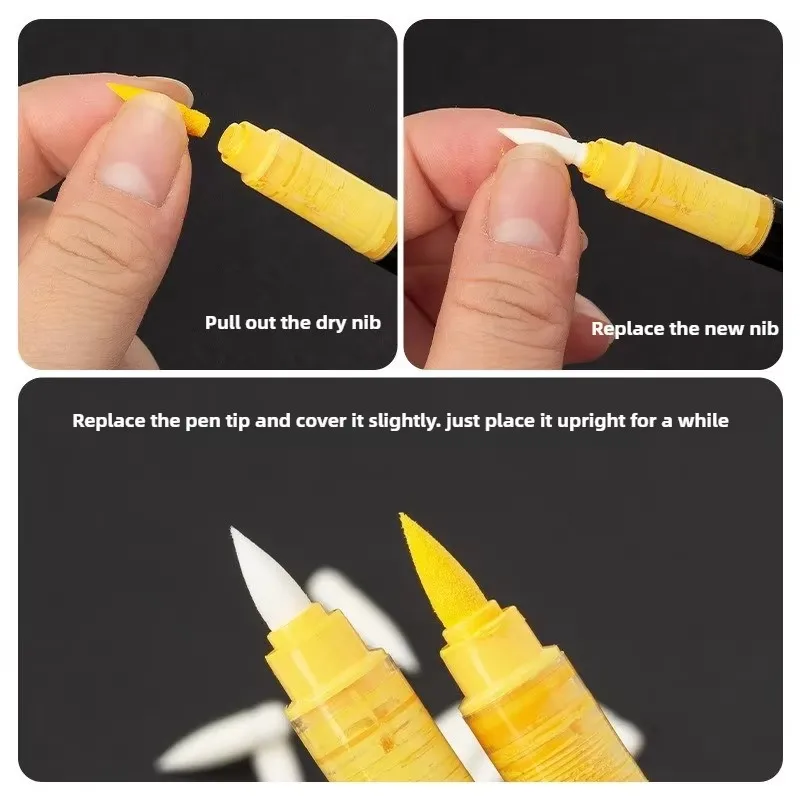 아크릴 물감용 교체용 심, 광나 마커용 부드러운 붓 심 - Painting Supplies 리뷰 및 가격