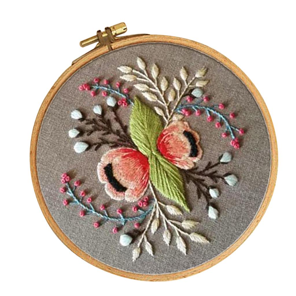 스탬프 방식으로 사용하는 십자수 키트, 꽃무늬 면사,  - Cross Stitch Stamped Kits Beginners 리뷰 및 가격